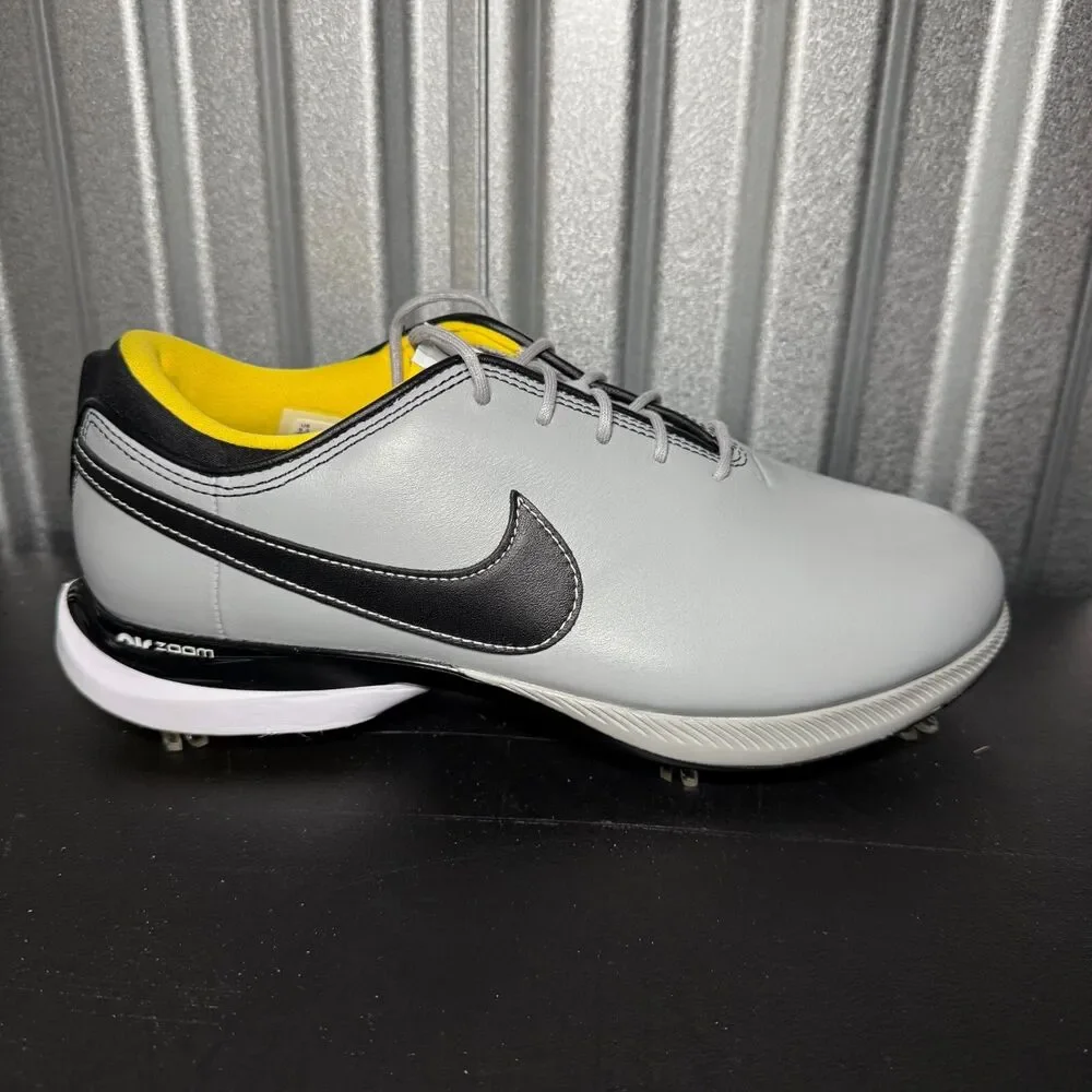 Nike Air Zoom Victory Tour 2 Golf Shoes Gray Black Yellow DJ6570-002 Mens SZ 9.5